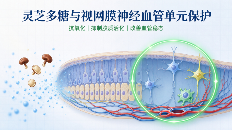 科研进展｜灵芝多糖在视网膜缺血损伤模型中的保护作用研究